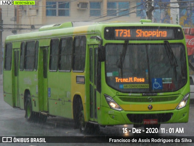 Transcol Transportes Coletivos 04471 na cidade de Teresina, Piauí, Brasil, por Francisco de Assis Rodrigues da Silva. Número da foto: #8474550.