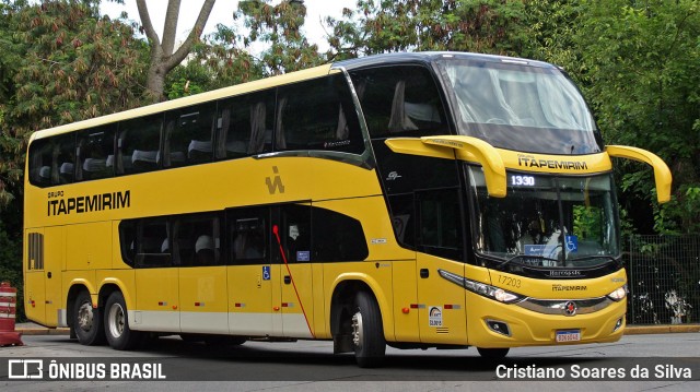 Viação Itapemirim 17203 na cidade de São Paulo, São Paulo, Brasil, por Cristiano Soares da Silva. ID da foto: 8474925.