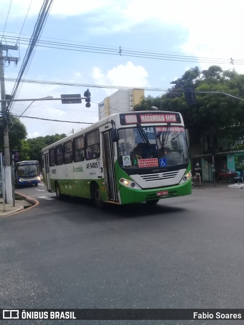 Viação Forte AF-54805 na cidade de Belém, Pará, Brasil, por Fabio Soares. Número da foto: #8474052.