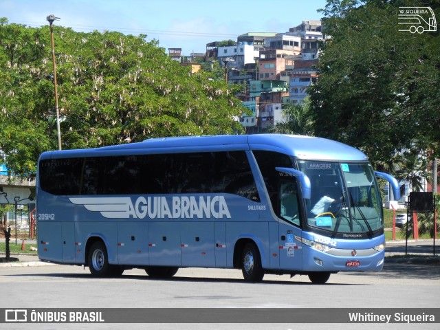 Viação Águia Branca 205142 na cidade de Vitória, Espírito Santo, Brasil, por Whitiney Siqueira. Número da foto: #8476695.