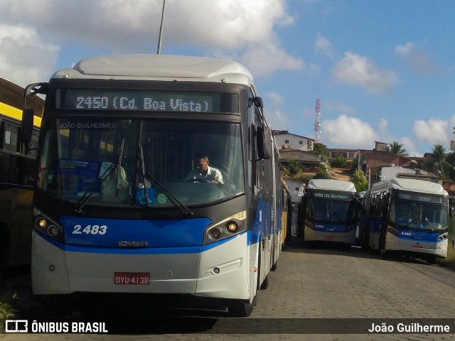 Mobibrasil São Lourenço >>> Mobi-PE 2.483 na cidade de Camaragibe, Pernambuco, Brasil, por João Guilherme. Número da foto: #8477121.