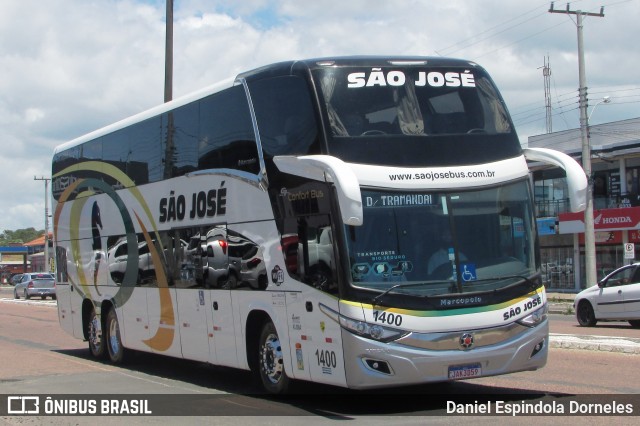 Expresso São José 1400 na cidade de Tramandaí, Rio Grande do Sul, Brasil, por Daniel Espindola Dorneles. ID da foto: 8477973.