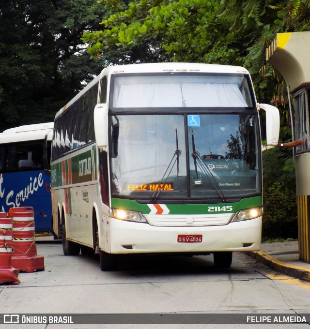 Empresa Gontijo de Transportes 21145 na cidade de São Paulo, São Paulo, Brasil, por FELIPE ALMEIDA. ID da foto: 8477545.