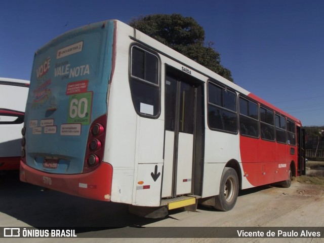 Expresso Unir 570 na cidade de Pedro Leopoldo, Minas Gerais, Brasil, por Vicente de Paulo Alves. ID da foto: 8476112.