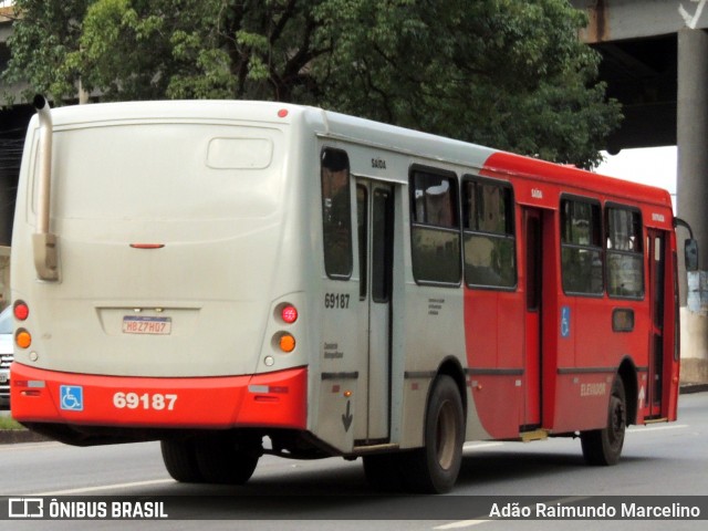 Viação Santa Edwiges 69187 na cidade de Belo Horizonte, Minas Gerais, Brasil, por Adão Raimundo Marcelino. ID da foto: 8481664.