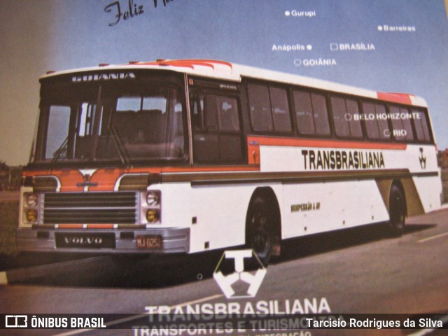 Transbrasiliana Transportes e Turismo 0252 na cidade de Goiânia, Goiás, Brasil, por Tarcisio Rodrigues da Silva. Número da foto: #8479348.