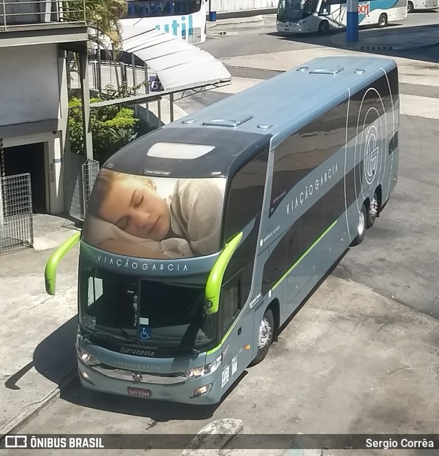 Viação Garcia 8663 na cidade de Rio de Janeiro, Rio de Janeiro, Brasil, por Sergio Corrêa. Número da foto: #8479130.