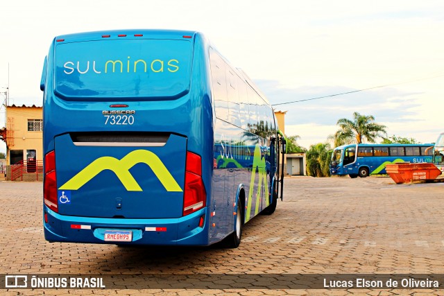 Viação Sul Minas 73220 na cidade de Alfenas, Minas Gerais, Brasil, por Lucas Elson de Oliveira. ID da foto: 8480811.