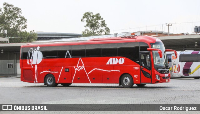 ADO - Autobuses de Oriente 972 na cidade de Venustiano Carranza, Ciudad de México, México, por Oscar Rodriguez . ID da foto: 8478730.