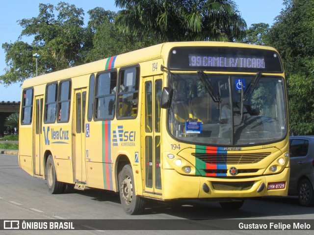 Expresso Vera Cruz 194 na cidade de Cabo de Santo Agostinho, Pernambuco, Brasil, por Gustavo Felipe Melo. Número da foto: #8478967.
