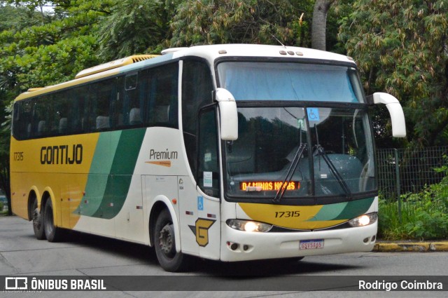 Empresa Gontijo de Transportes 17315 na cidade de São Paulo, São Paulo, Brasil, por Rodrigo Coimbra. Número da foto: #8481224.