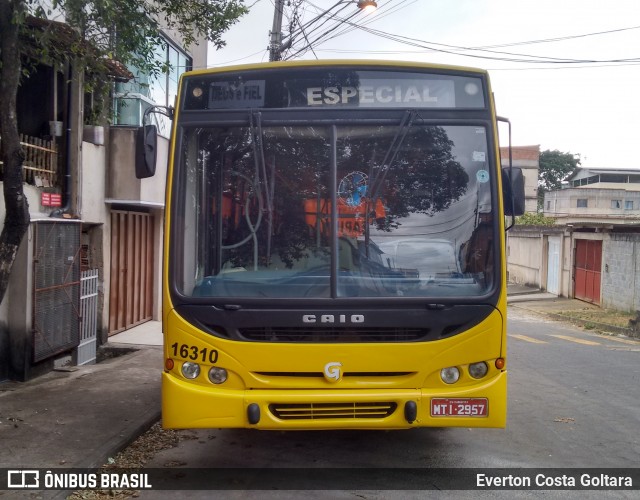 Grapiúna Turismo 16310 na cidade de Cariacica, Espírito Santo, Brasil, por Everton Costa Goltara. ID da foto: 8479484.