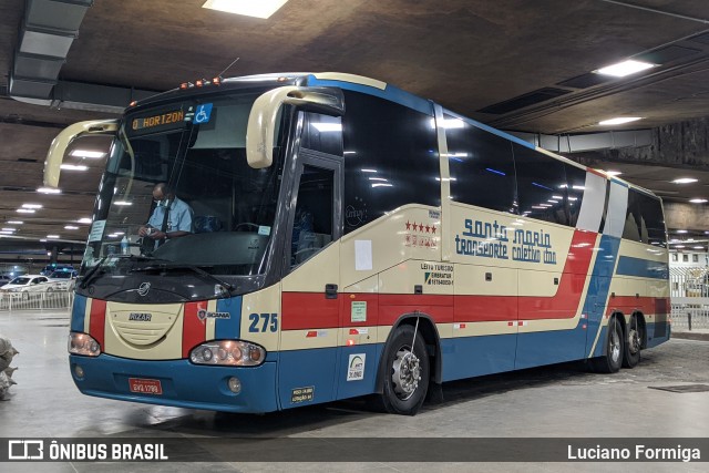 Transporte Coletivo Santa Maria 275 na cidade de Belo Horizonte, Minas Gerais, Brasil, por Luciano Formiga. ID da foto: 8479422.