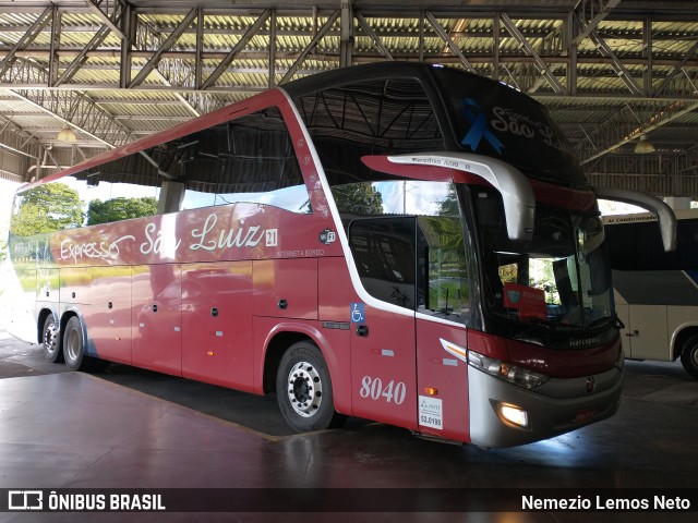 Expresso São Luiz 8040 na cidade de Recife, Pernambuco, Brasil, por Nemezio Lemos Neto. Número da foto: #8481614.