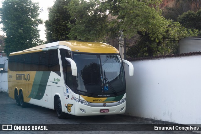 Empresa Gontijo de Transportes 16510 na cidade de Teófilo Otoni, Minas Gerais, Brasil, por Emanuel Gonçalves. ID da foto: 8479035.