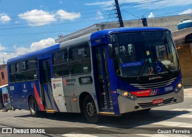 Viação Arujá 39.568 na cidade de Itaquaquecetuba, São Paulo, Brasil, por Cauan Ferreira. ID da foto: 8480382.