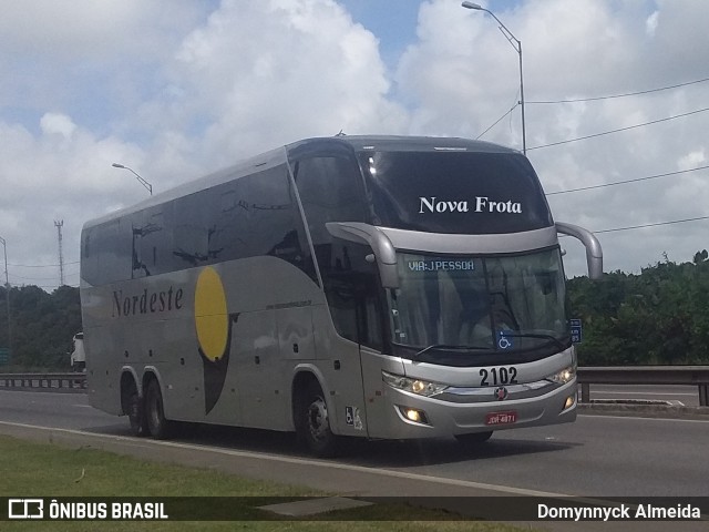 Viação Nordeste 2102 na cidade de Bayeux, Paraíba, Brasil, por Domynnyck Almeida. Número da foto: #8480183.