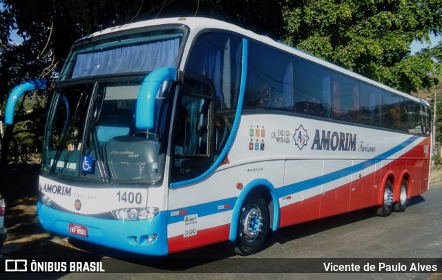 Amorim Turismo 1400 na cidade de Matozinhos, Minas Gerais, Brasil, por Vicente de Paulo Alves. ID da foto: 8484296.