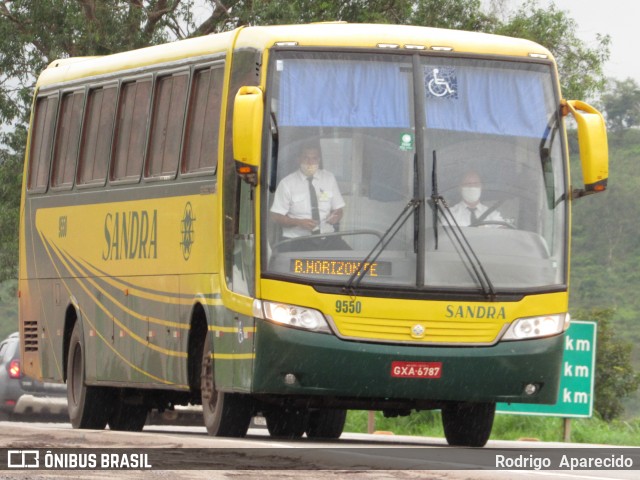 Viação Sandra 9550 na cidade de Conselheiro Lafaiete, Minas Gerais, Brasil, por Rodrigo  Aparecido. Número da foto: #8483282.