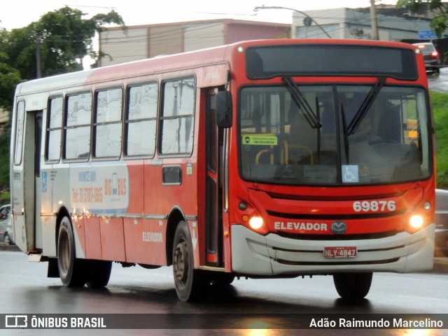 Viação Santa Edwiges 69876 na cidade de Belo Horizonte, Minas Gerais, Brasil, por Adão Raimundo Marcelino. ID da foto: 8484821.