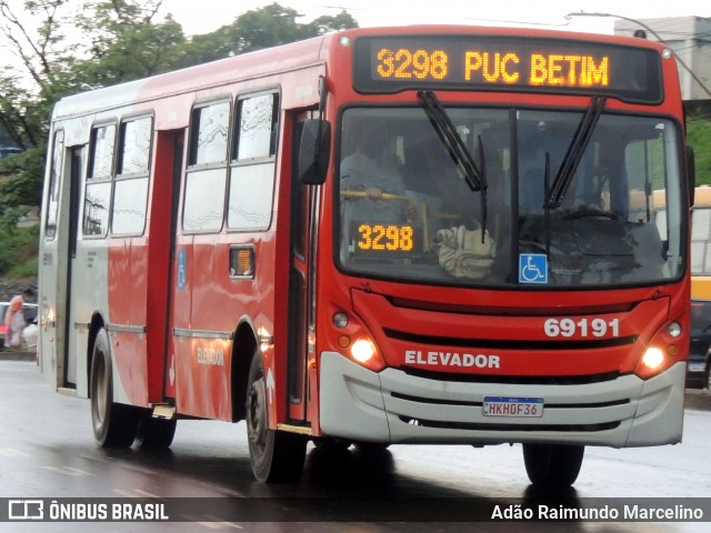 Viação Santa Edwiges 69191 na cidade de Belo Horizonte, Minas Gerais, Brasil, por Adão Raimundo Marcelino. Número da foto: #8484809.