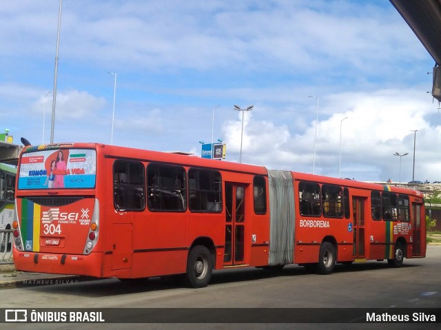 Borborema Imperial Transportes 304 na cidade de Recife, Pernambuco, Brasil, por Matheus Silva. ID da foto: 8484174.