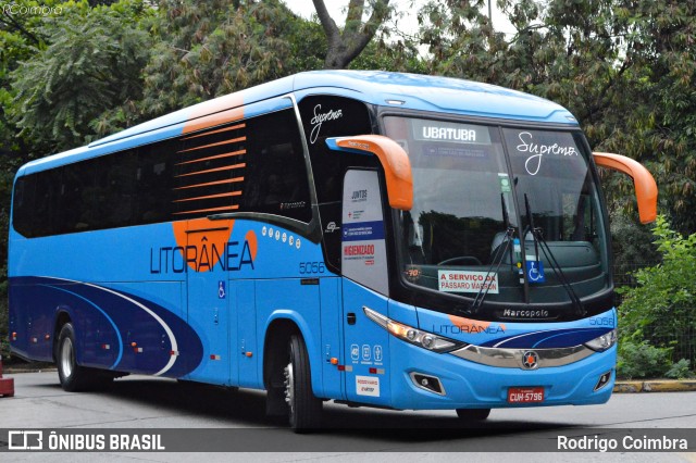 Litorânea Transportes Coletivos 5056 na cidade de São Paulo, São Paulo, Brasil, por Rodrigo Coimbra. Número da foto: #8484110.