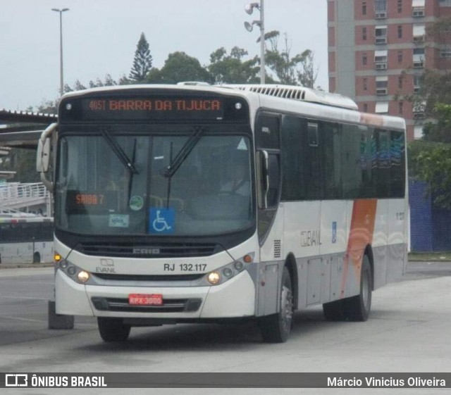 Evanil Transportes e Turismo RJ 132.117 na cidade de Rio de Janeiro, Rio de Janeiro, Brasil, por Márcio Vinicius Oliveira. Número da foto: #8481984.