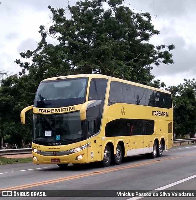 Viação Itapemirim 17405 na cidade de Campos dos Goytacazes, Rio de Janeiro, Brasil, por Vinicius Pessoa da Silva Valadares. ID da foto: 8482311.