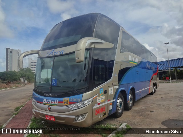 Arca Turismo 5093 na cidade de Natal, Rio Grande do Norte, Brasil, por Elianderson Silva. ID da foto: 8481845.