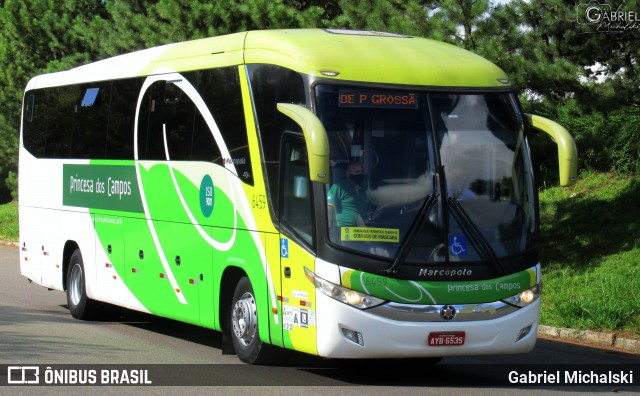 Expresso Princesa dos Campos 6459 na cidade de Ponta Grossa, Paraná, Brasil, por Gabriel Michalski. ID da foto: 8484741.