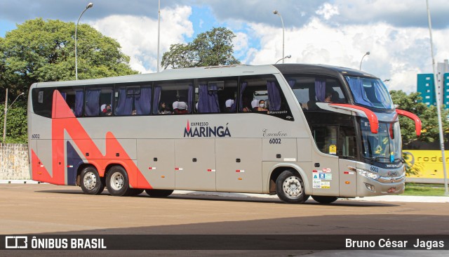 Expresso Maringá 6002 na cidade de Maringá, Paraná, Brasil, por Bruno César  Jagas. ID da foto: 8482362.