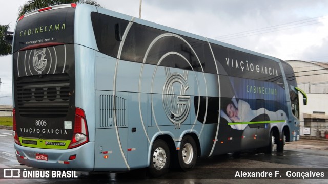 Viação Garcia 8005 na cidade de Itajaí, Santa Catarina, Brasil, por Alexandre F.  Gonçalves. Número da foto: #8483399.