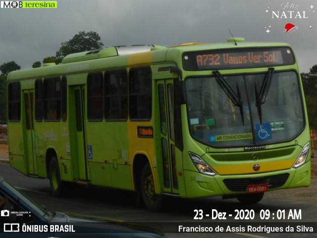 Transcol Transportes Coletivos 04461 na cidade de Teresina, Piauí, Brasil, por Francisco de Assis Rodrigues da Silva. Número da foto: #8482757.