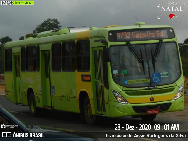 Transcol Transportes Coletivos 04461 na cidade de Teresina, Piauí, Brasil, por Francisco de Assis Rodrigues da Silva. ID da foto: 8482757.