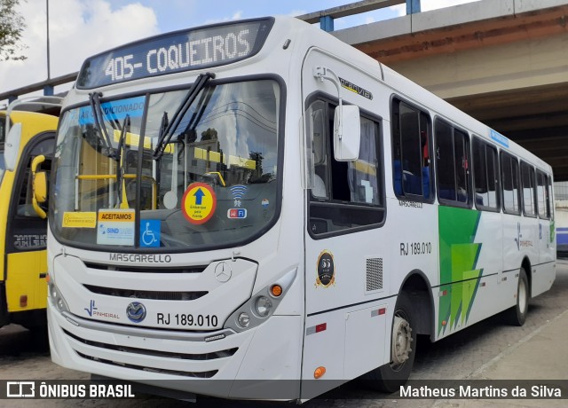 Viação Pinheiral RJ 189.010 na cidade de Volta Redonda, Rio de Janeiro, Brasil, por Matheus Martins da Silva. Número da foto: #8482216.