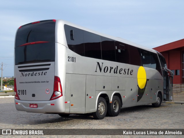 Viação Nordeste 2101 na cidade de Lajes, Rio Grande do Norte, Brasil, por Kaio Lucas Lima de Almeida. Número da foto: #8483814.