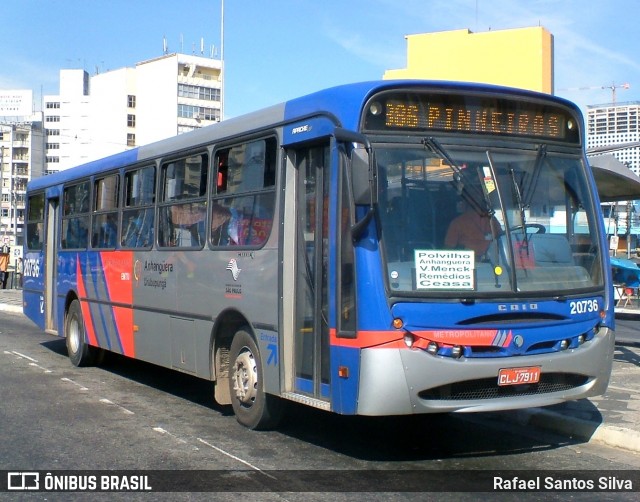 Auto Viação Urubupungá 20.736 na cidade de São Paulo, São Paulo, Brasil, por Rafael Santos Silva. Número da foto: #8484998.