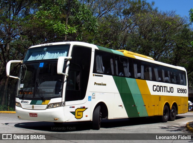 Empresa Gontijo de Transportes 12880 na cidade de São Paulo, São Paulo, Brasil, por Leonardo Fidelli. Número da foto: #8484376.