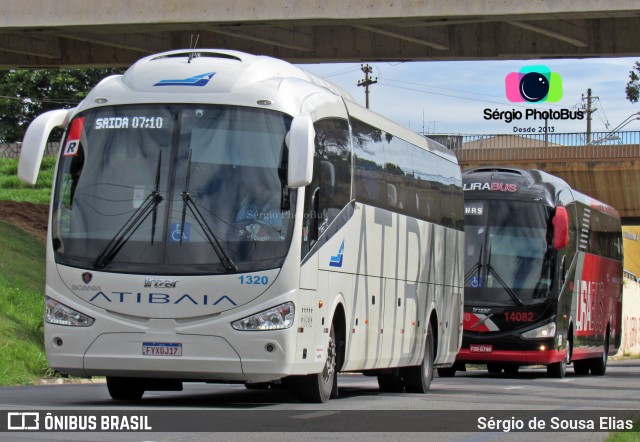 Viação Atibaia São Paulo 1320 na cidade de Campinas, São Paulo, Brasil, por Sérgio de Sousa Elias. Número da foto: #8483824.