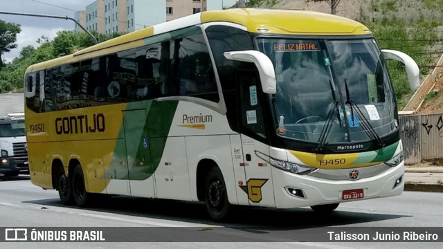 Empresa Gontijo de Transportes 19450 na cidade de Contagem, Minas Gerais, Brasil, por Talisson Junio Ribeiro. Número da foto: #8482001.