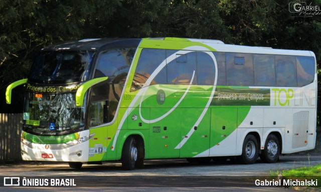 Expresso Princesa dos Campos 6336 na cidade de Ponta Grossa, Paraná, Brasil, por Gabriel Michalski. ID da foto: 8484767.