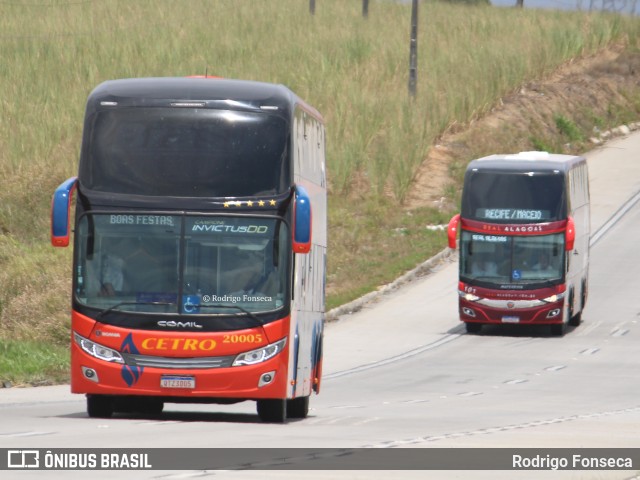 Viação Cetro 20005 na cidade de Messias, Alagoas, Brasil, por Rodrigo Fonseca. Número da foto: #8483280.