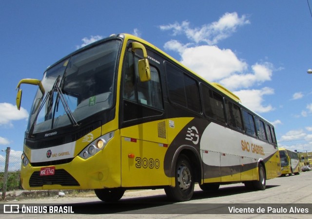 Viação São Gabriel 3080 na cidade de São Mateus, Espírito Santo, Brasil, por Vicente de Paulo Alves. Número da foto: #8484176.