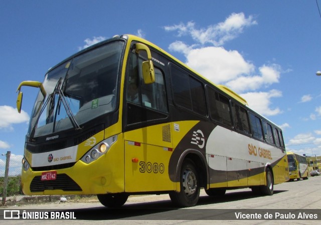 Viação São Gabriel 3080 na cidade de São Mateus, Espírito Santo, Brasil, por Vicente de Paulo Alves. ID da foto: 8484176.