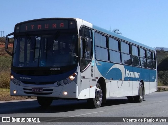 Viação Itaúna 1710 na cidade de Itatiaiuçu, Minas Gerais, Brasil, por Vicente de Paulo Alves. ID da foto: 8481787.