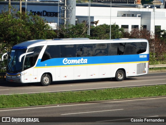 Viação Cometa 18538 na cidade de Campinas, São Paulo, Brasil, por Cassio Fernandes. Número da foto: #8484035.
