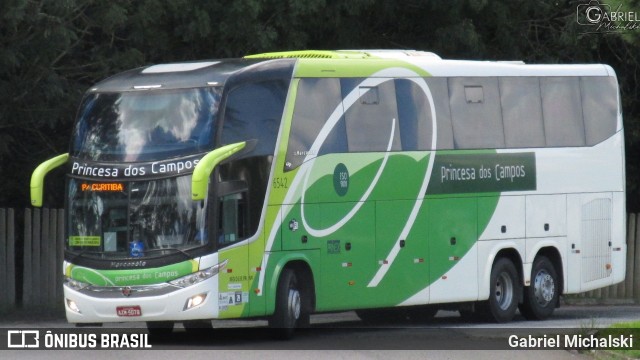 Expresso Princesa dos Campos 6542 na cidade de Ponta Grossa, Paraná, Brasil, por Gabriel Michalski. ID da foto: 8484691.