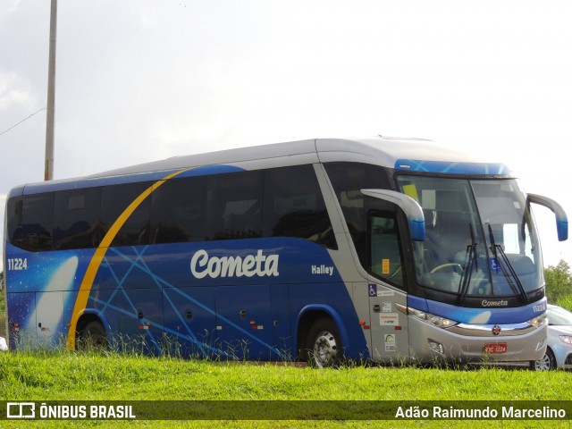 Viação Cometa 11224 na cidade de Belo Horizonte, Minas Gerais, Brasil, por Adão Raimundo Marcelino. ID da foto: 8484995.