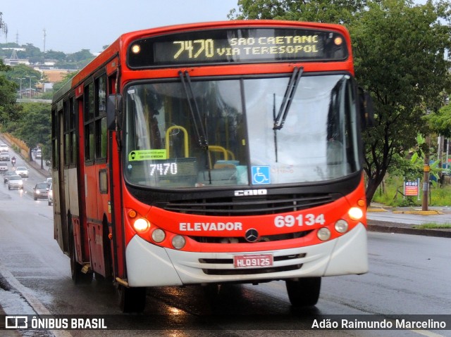 Viação Santa Edwiges 69134 na cidade de Belo Horizonte, Minas Gerais, Brasil, por Adão Raimundo Marcelino. Número da foto: #8484802.